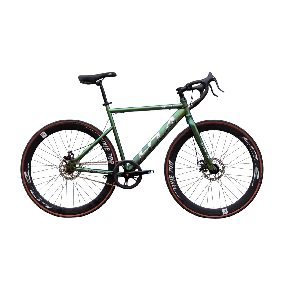 SFORZO - Bicicleta Hola Fixed Freno Disco Sin Cambios