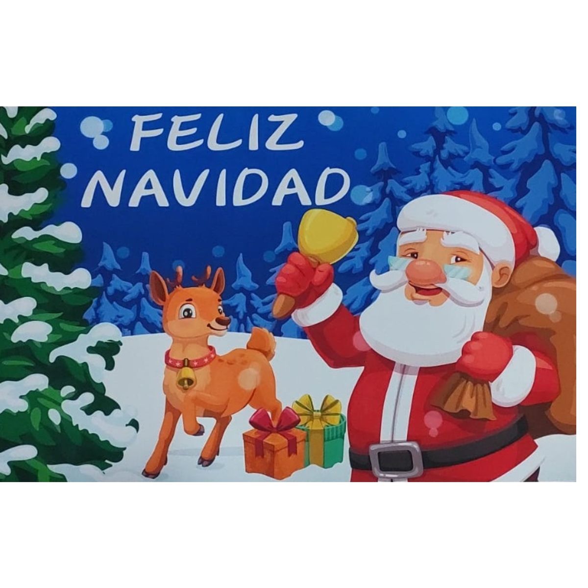 GENERICO - Tapetes Navidad Alfombra Antideslizante Absorbente