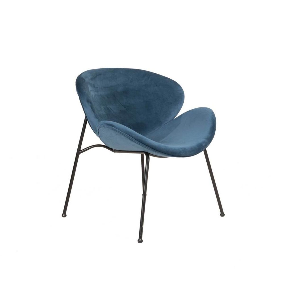 MUEBLES FIOTTI - Silla auxiliar Poltrona Azul Delicia