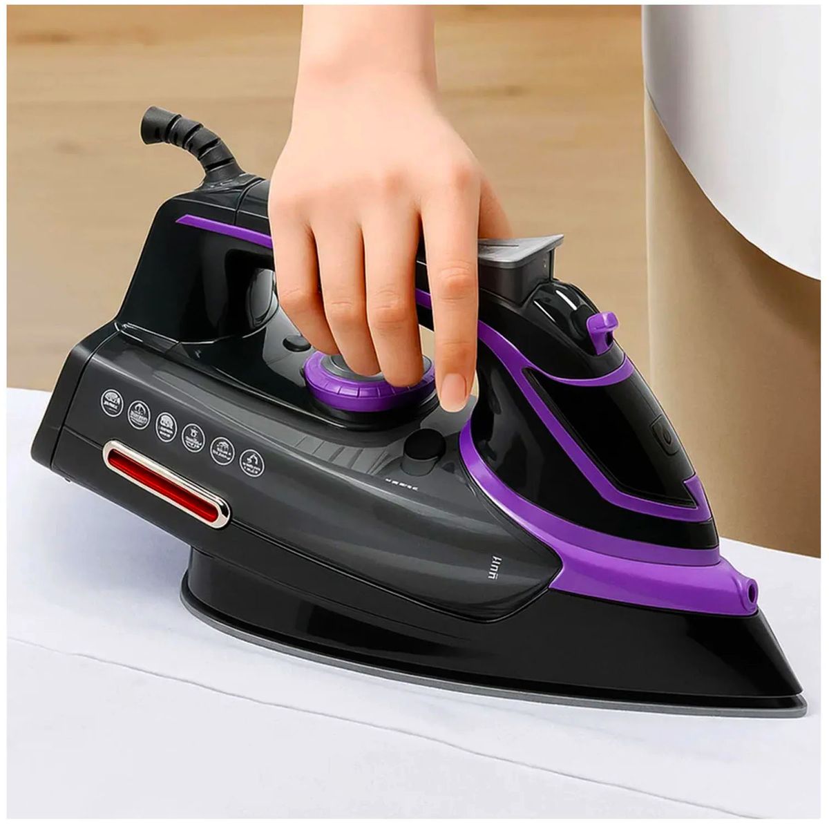 ONE PIXEL - Plancha De Ropa A Vapor En Cerámica Profesional Sokany