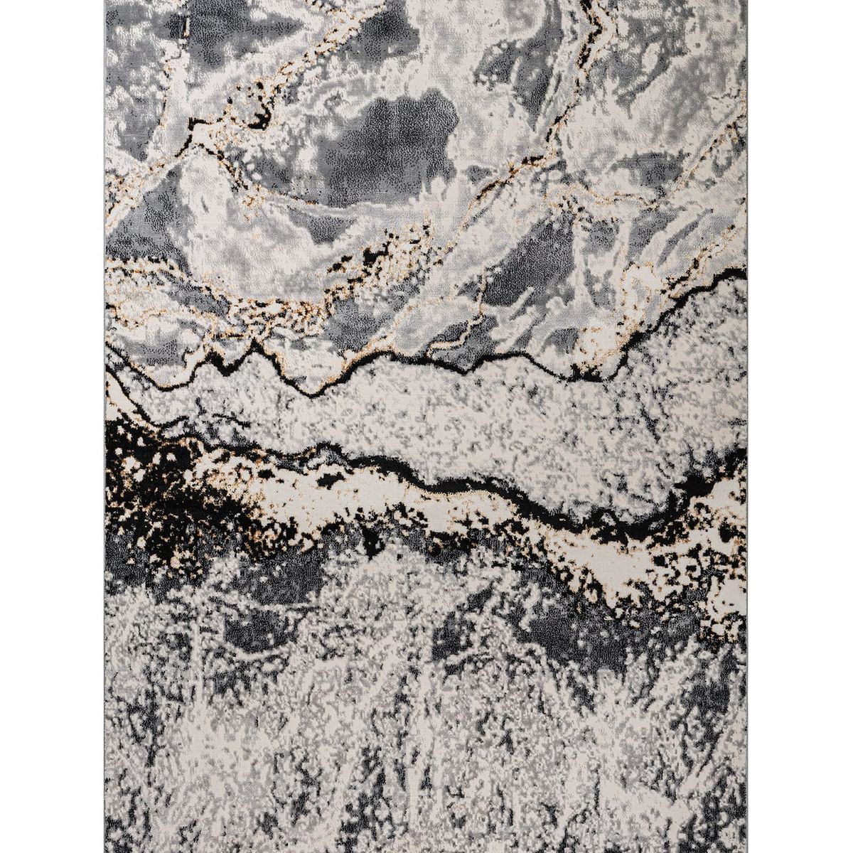 MITAPETE COM - Tapete Alfombra Camino Pie De Cama Turquia 80 X 150cms Negro Dorado