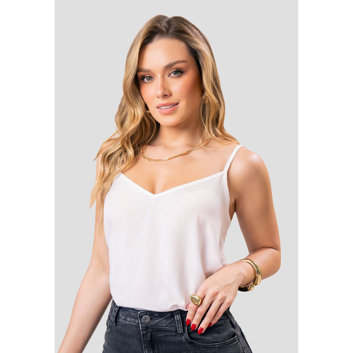 MARKETING PERSONAL - Blusa Mujer Blanco Mp 112385