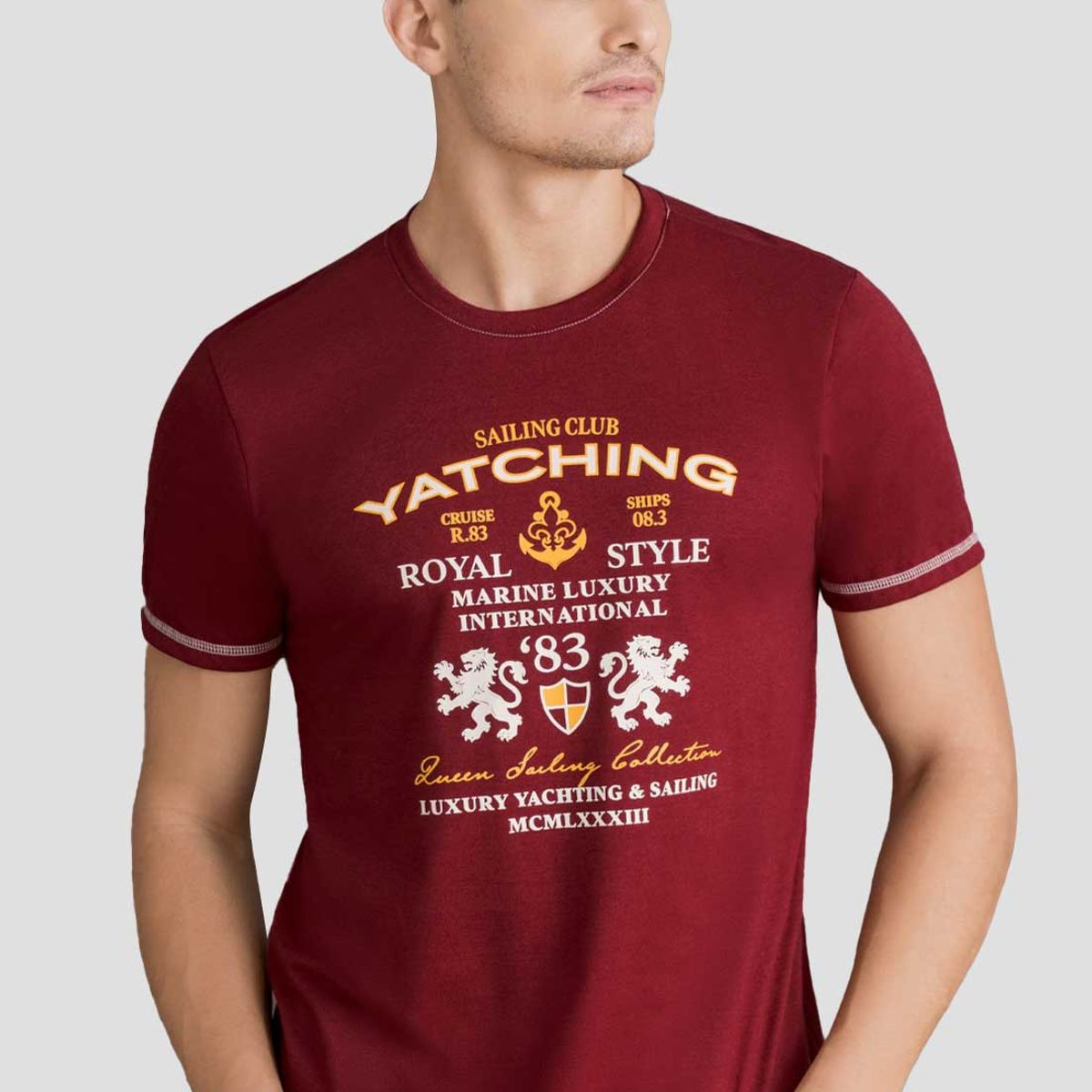 MARKETING PERSONAL - Camiseta Hombre Merlot Mp 112804