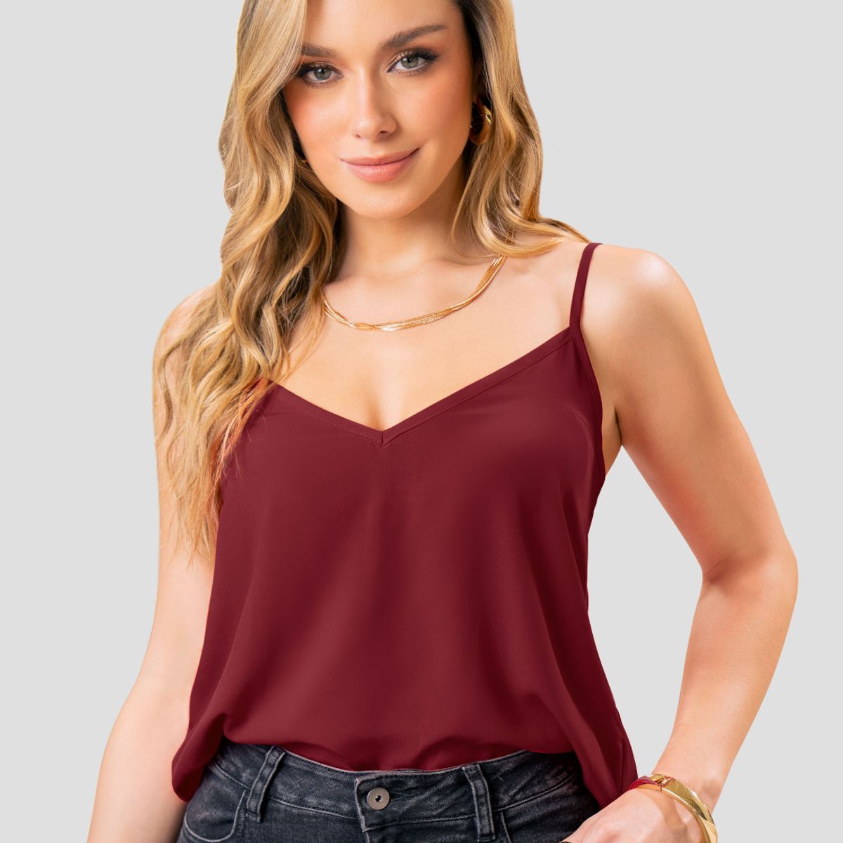 MARKETING PERSONAL - Blusa Mujer Merlot Mp 112385