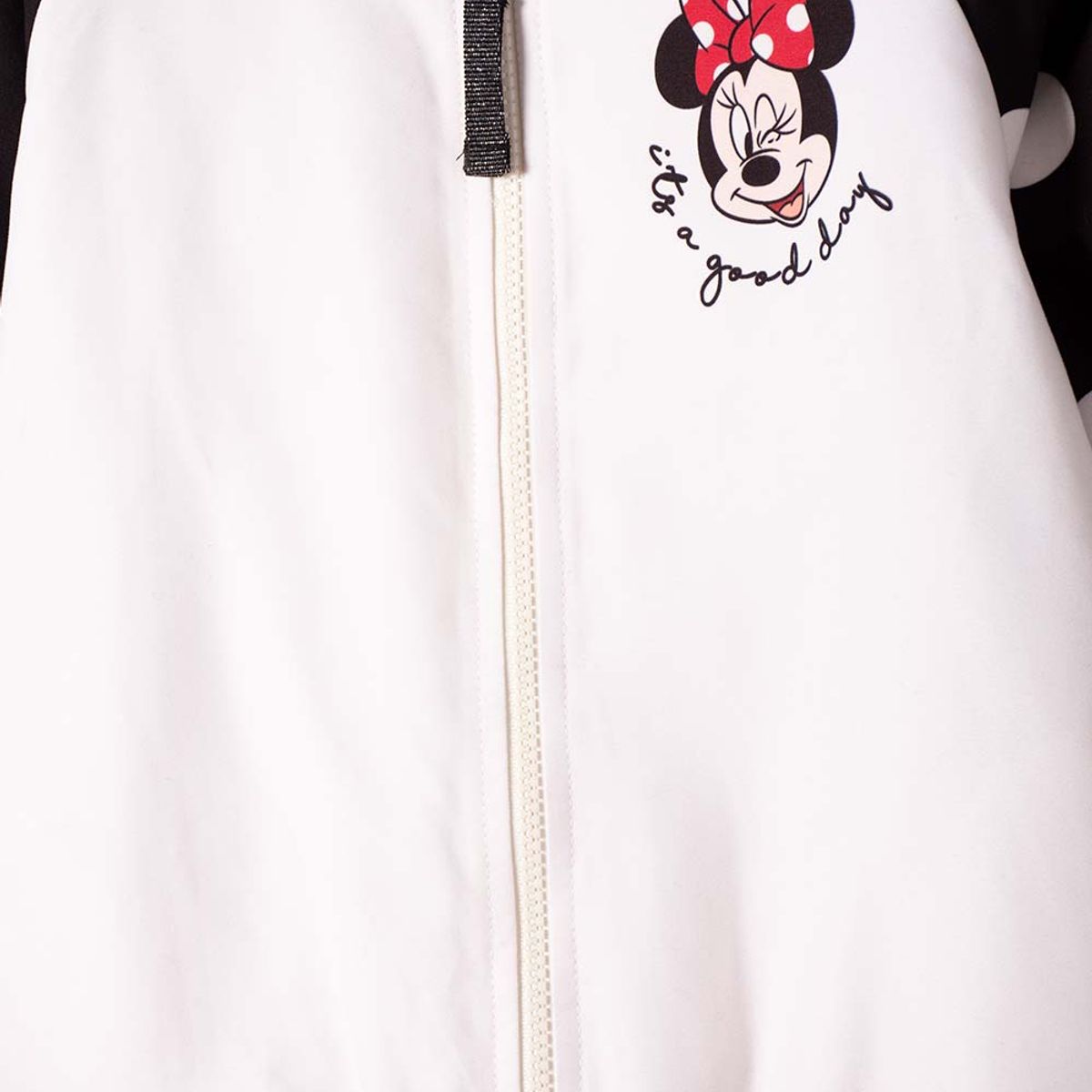 DISNEY - Chaqueta Minnie Mouse con cierre rojo paraiso para niña