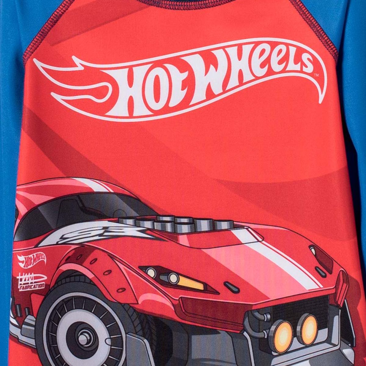 HOT WHEELS - Conjunto de Baño de Hot Wheels azul y rojo para niño 2T a 6T