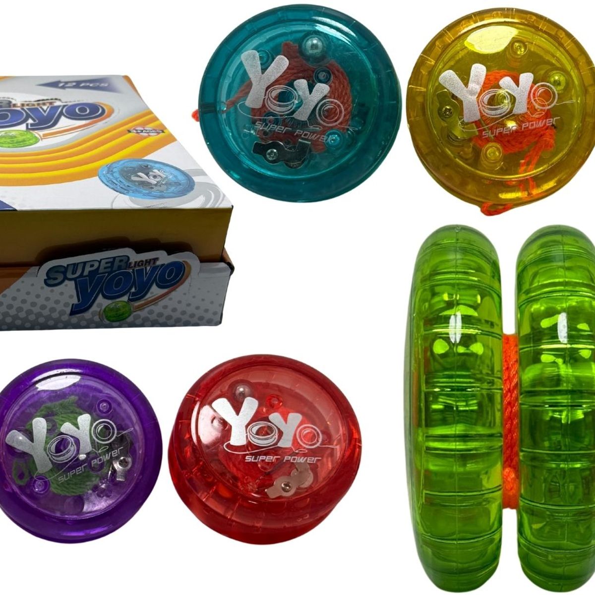 MAZUGI - Juguete Yoyo Juego Multicolores X1und Con Luz Led Para Niños