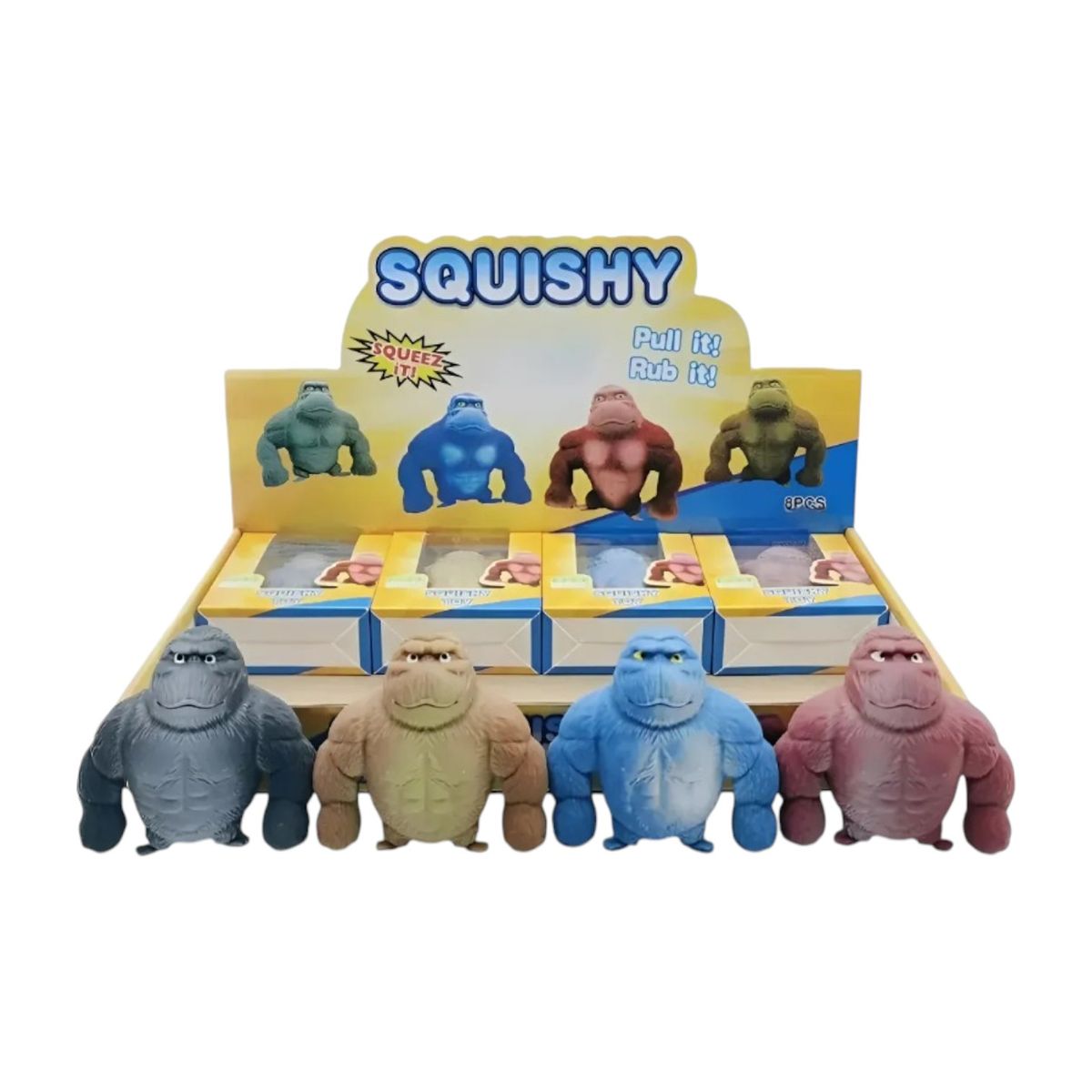 GENERICO - Squeez Toy Lindo Mini Gorila Juguete Animal Alivia Estres