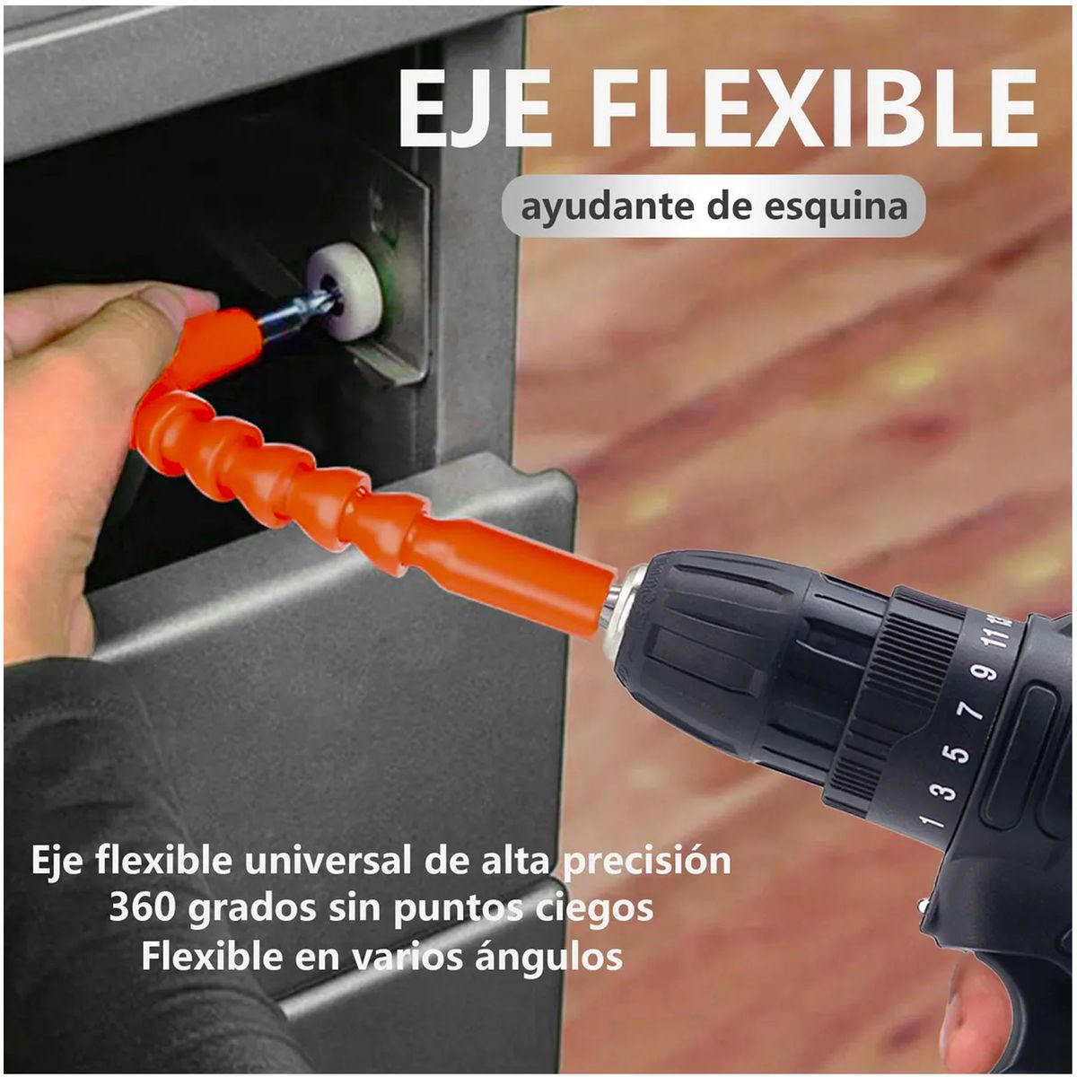 ONE PIXEL - Kit De Taladro Todo En 1 Inalámbrico Portátil Con Batería