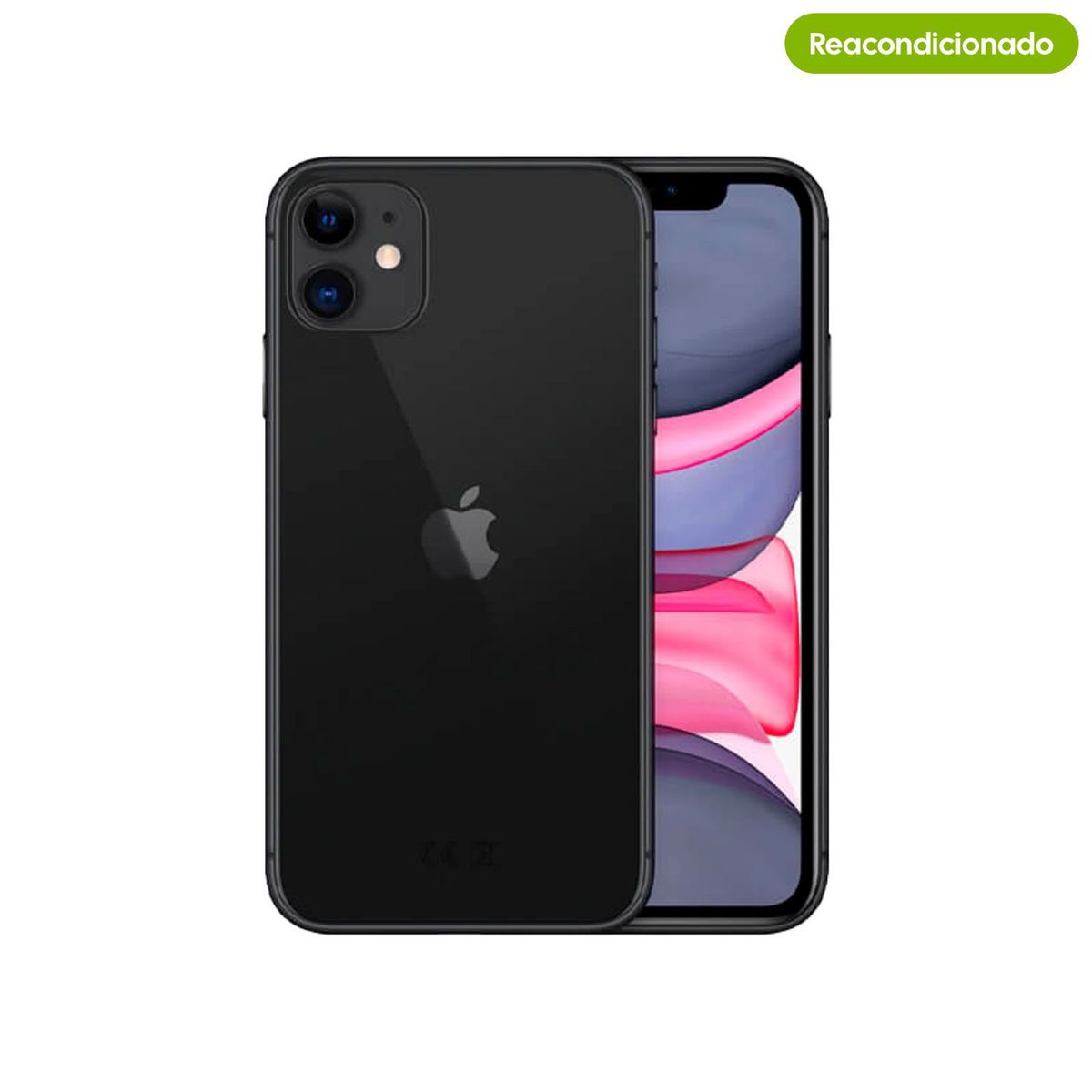 APPLE - Celular Iphone 11 128 Gb Negro Reacondicionado + Garantia Extendida