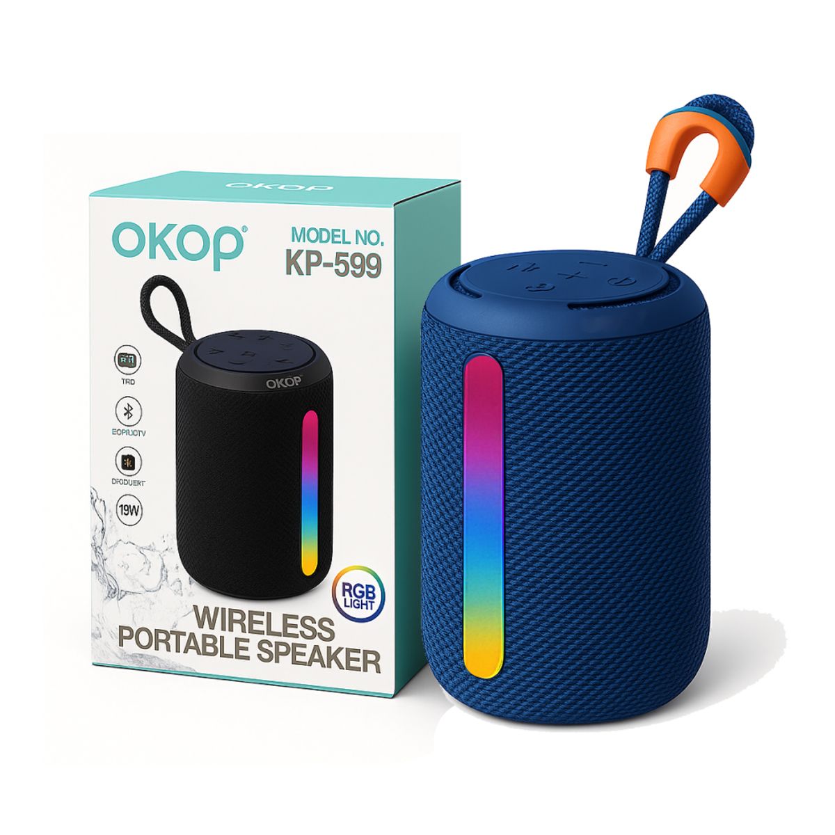 COLME TECHNOLOGY HOME - Parlante Speaker Inalambrico Altavoz Bluetooth Okop Kp-599