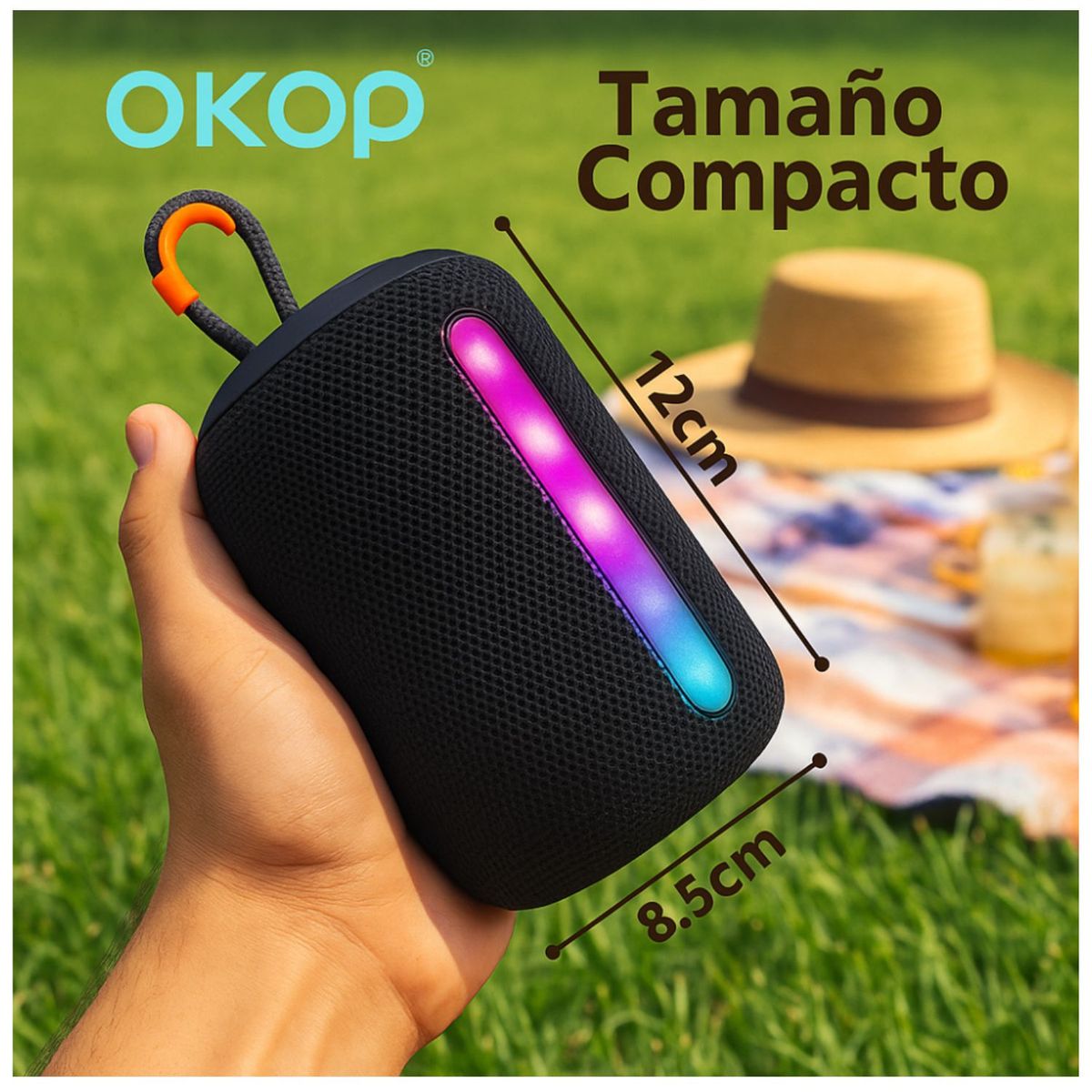 COLME TECHNOLOGY HOME - Parlante Speaker Inalambrico Altavoz Bluetooth Okop Kp-599