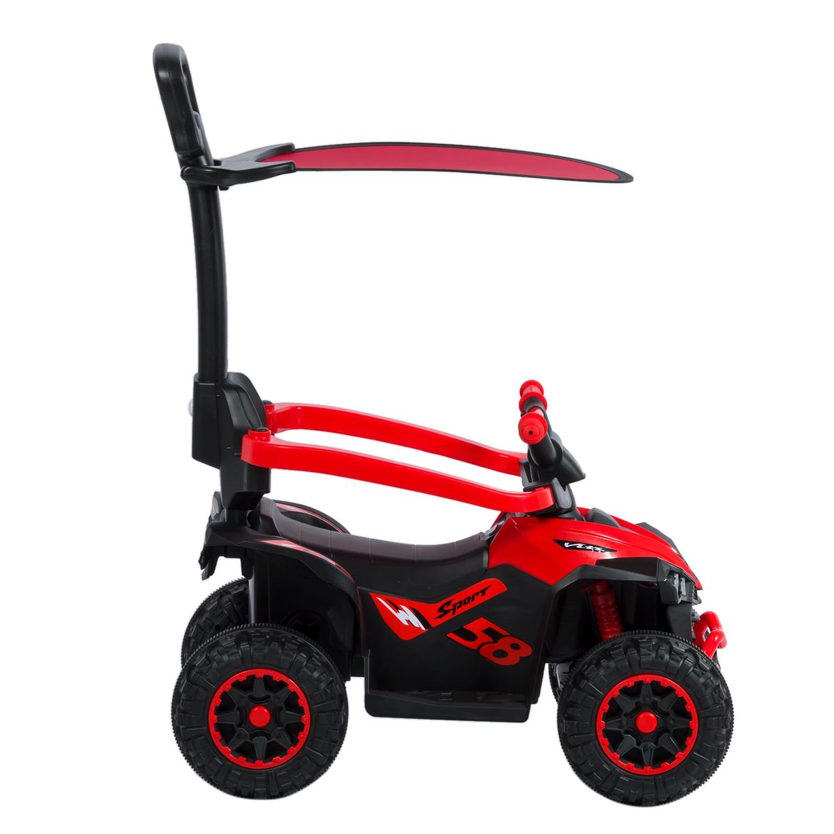 GENERICO - Carro Cuatrimoto Para Niños Musical Luces Bluetooth Usb Guía