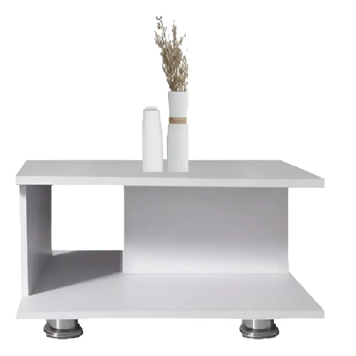 GENERICO - Mesa De Centro Mesa Auxiliar Sala Perchero Blanco