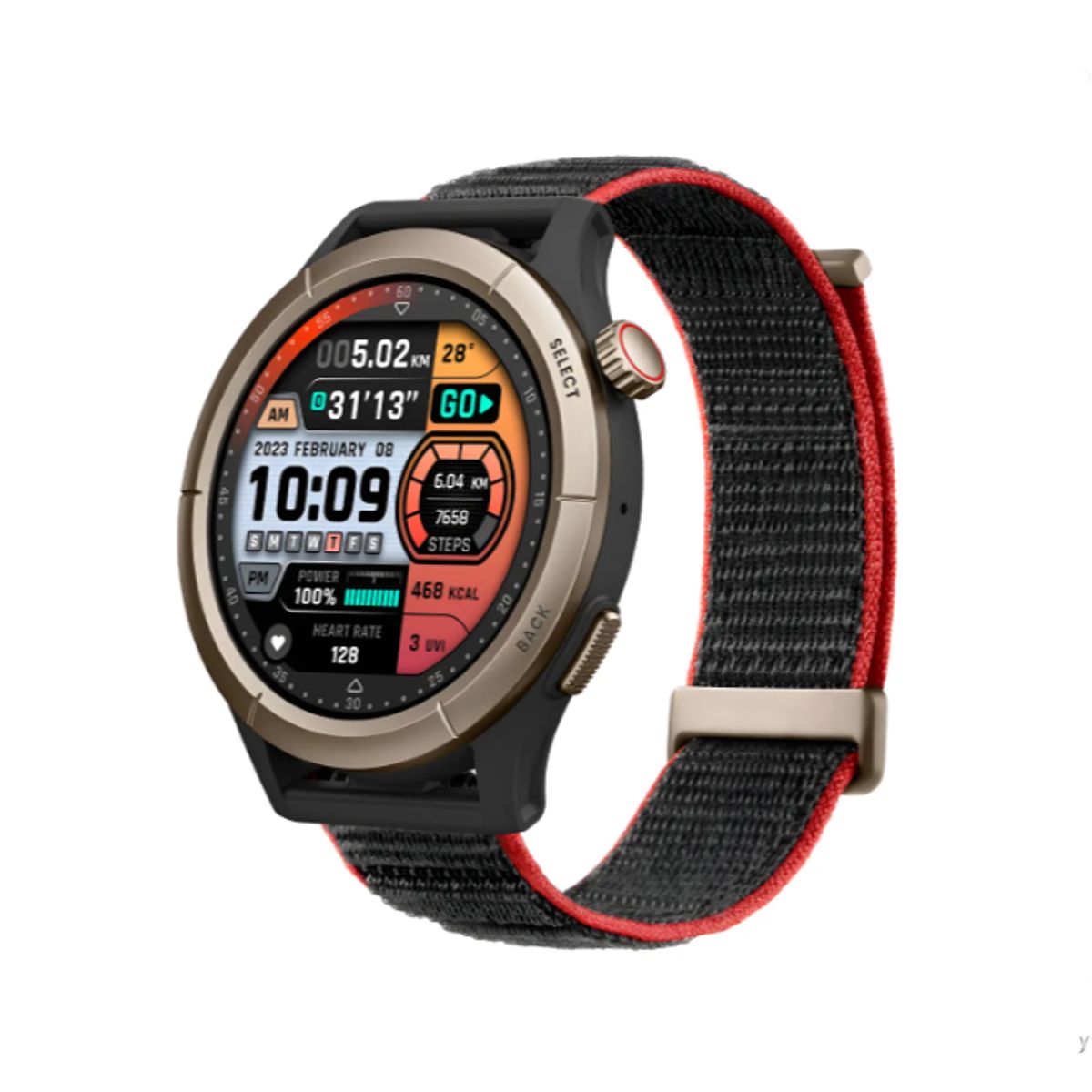 AMAZFIT - Reloj Inteligente Amazfit Cheetah Pro 1.45 Pulg Gps Color Negro