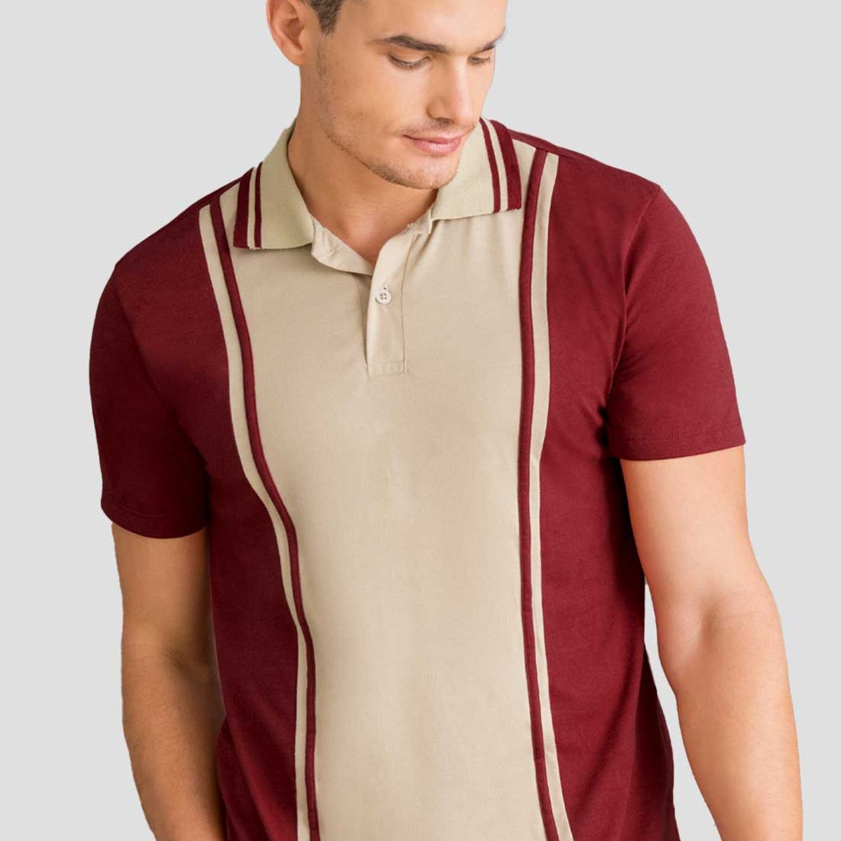 MARKETING PERSONAL - Polo Hombre Merlot Mp 112797