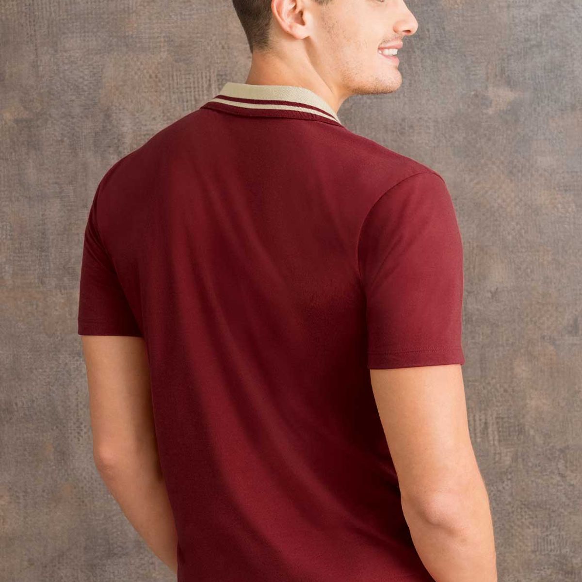 MARKETING PERSONAL - Polo Hombre Merlot Mp 112797