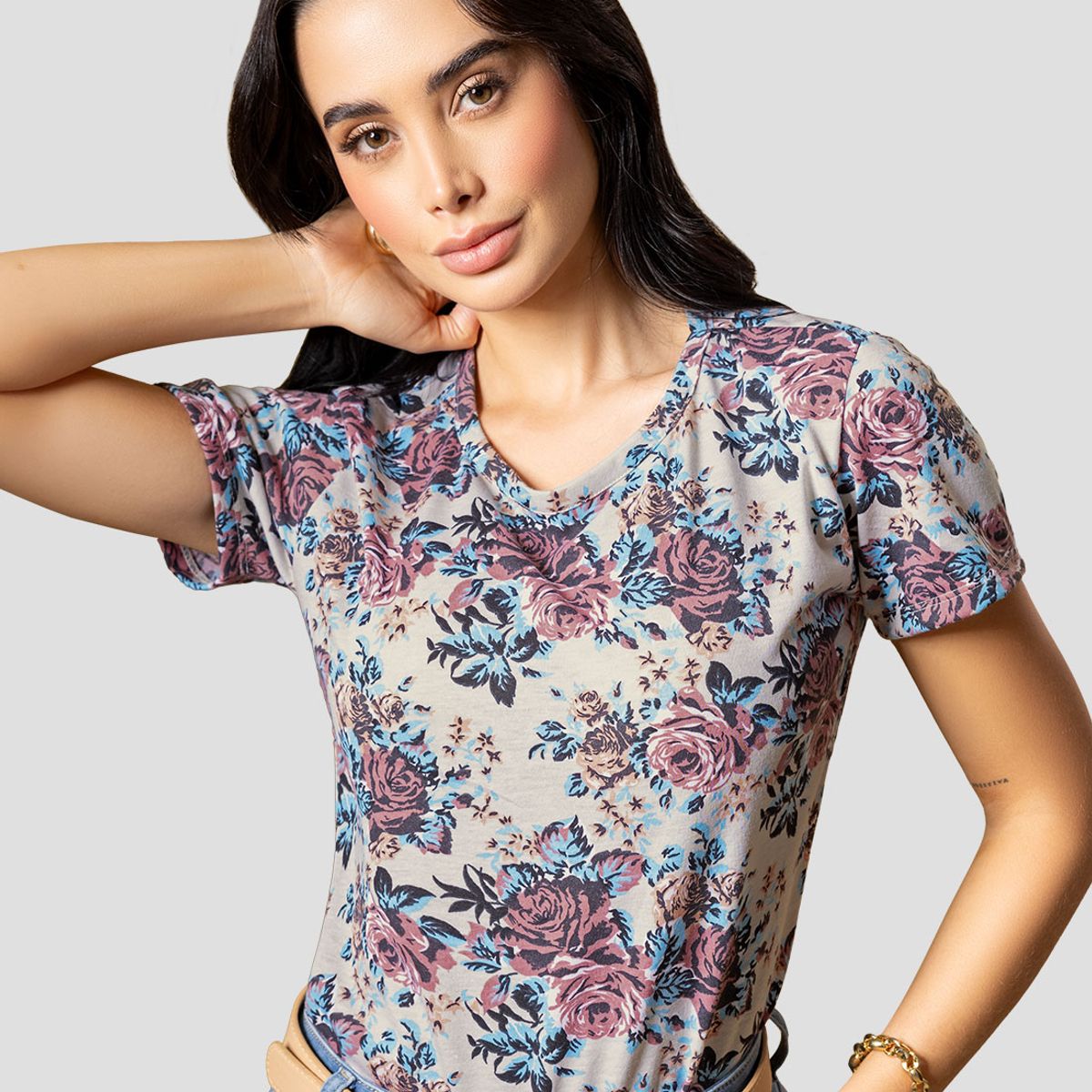 MARKETING PERSONAL - Camiseta Mujer Estampado Mp 112392