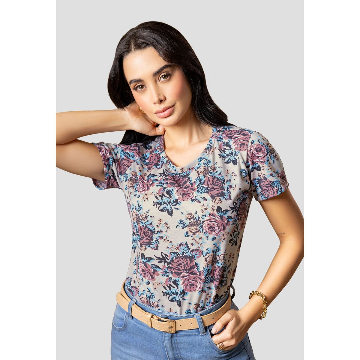 MARKETING PERSONAL - Camiseta Mujer Estampado Mp 112392