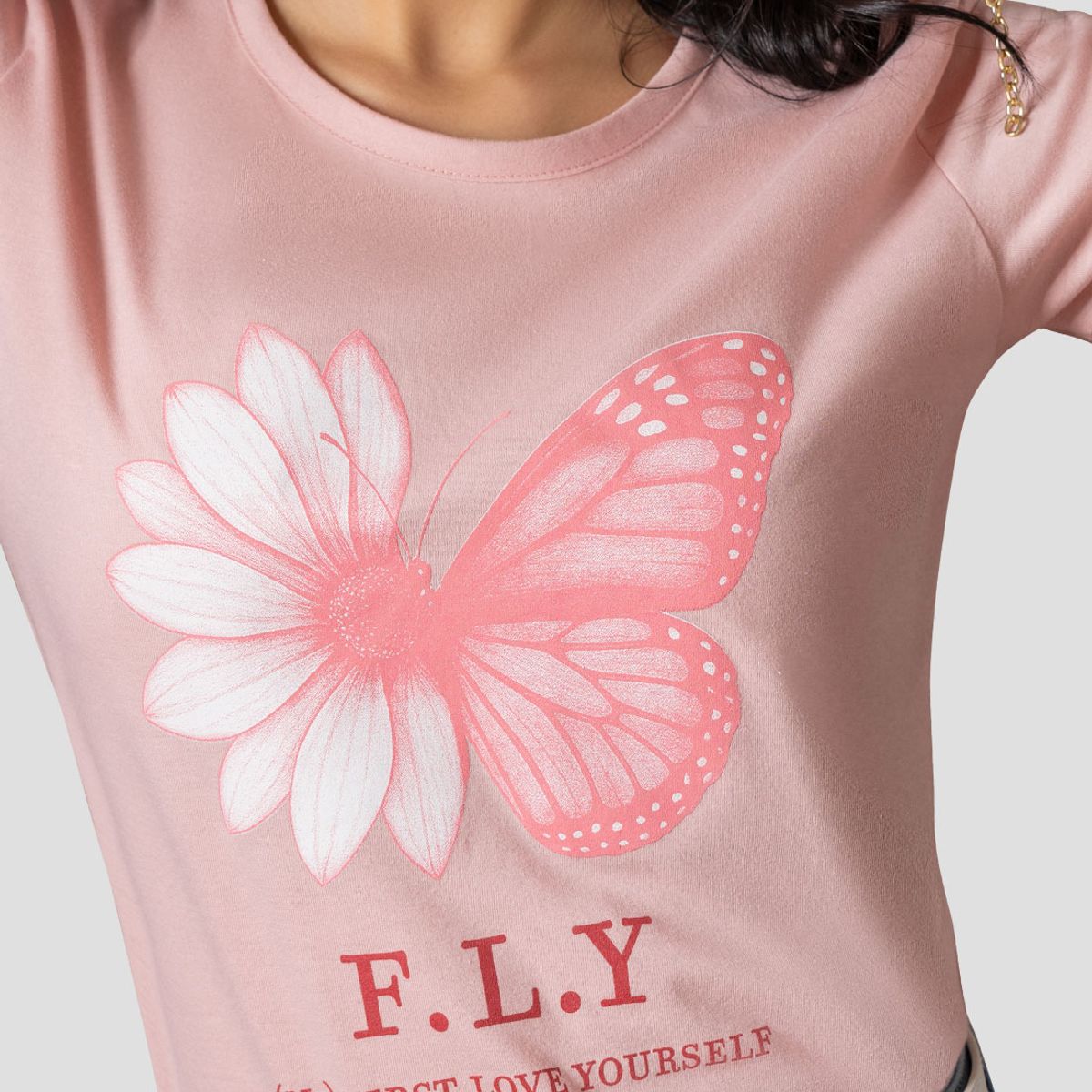 MARKETING PERSONAL - Camiseta Mujer Rosa Polvo Mp 112399