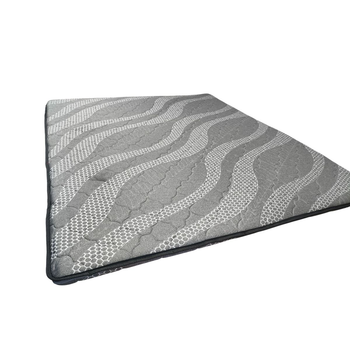 GENERICO - Sobre Colchón Topper Suavizante En espuma penta cama doble 140x190x5 gris