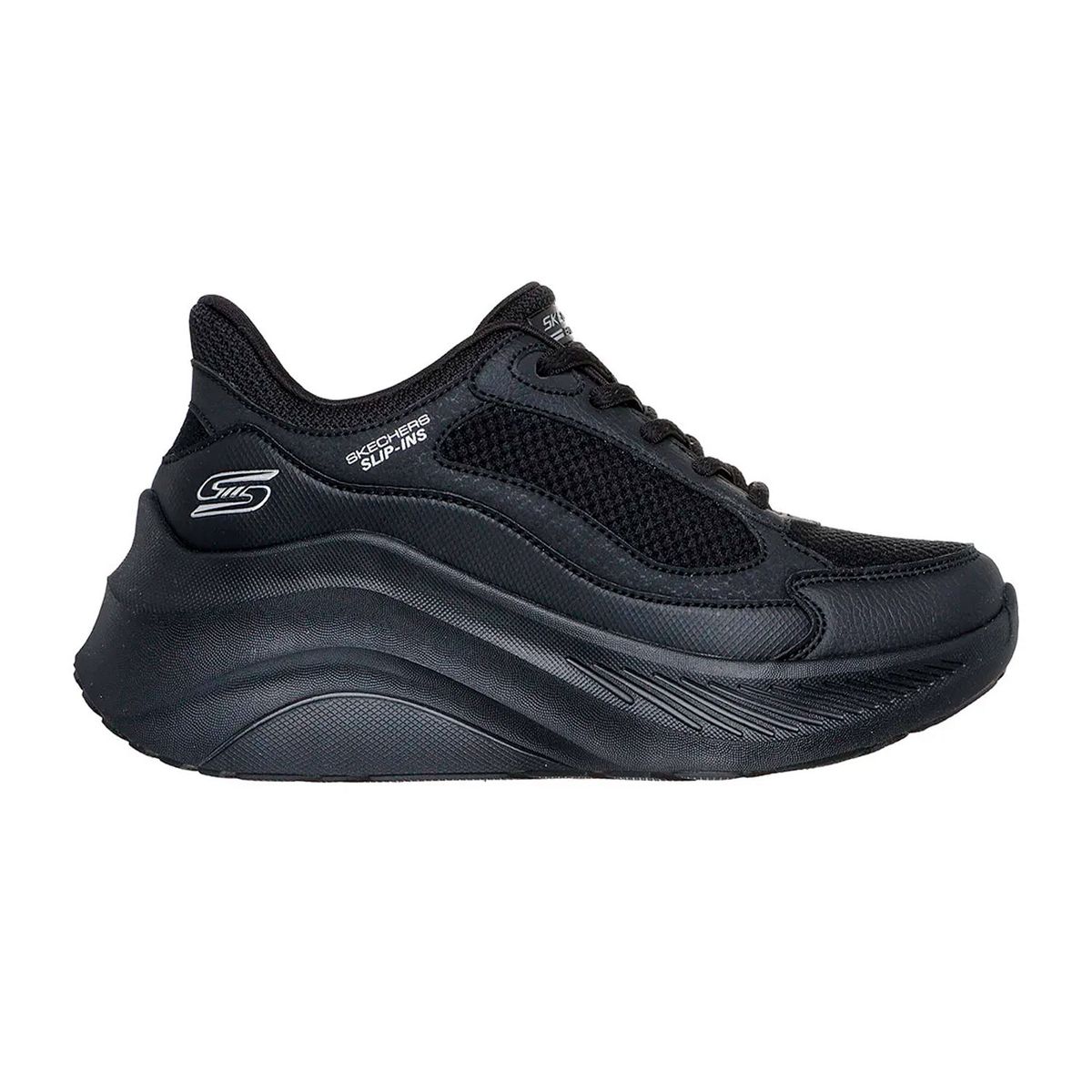 SKECHERS - Tenis Skechers Negro Mujer Chaos Vivid Light Black 117526-BBK