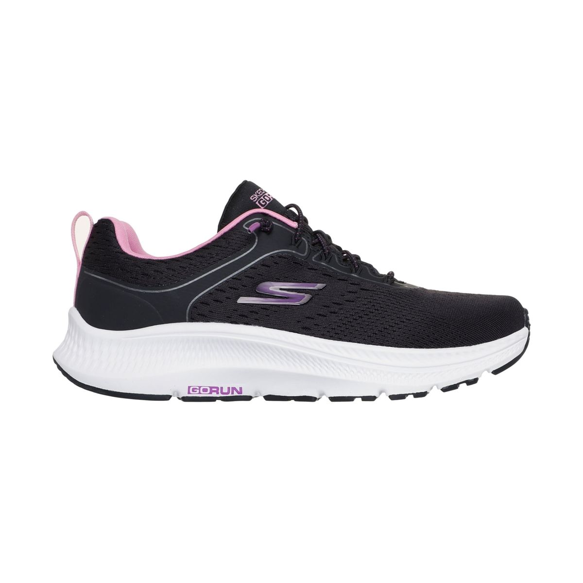 SKECHERS - Tenis Skechers Mujer GoRun Consistent Air Cooled Negro Rosa