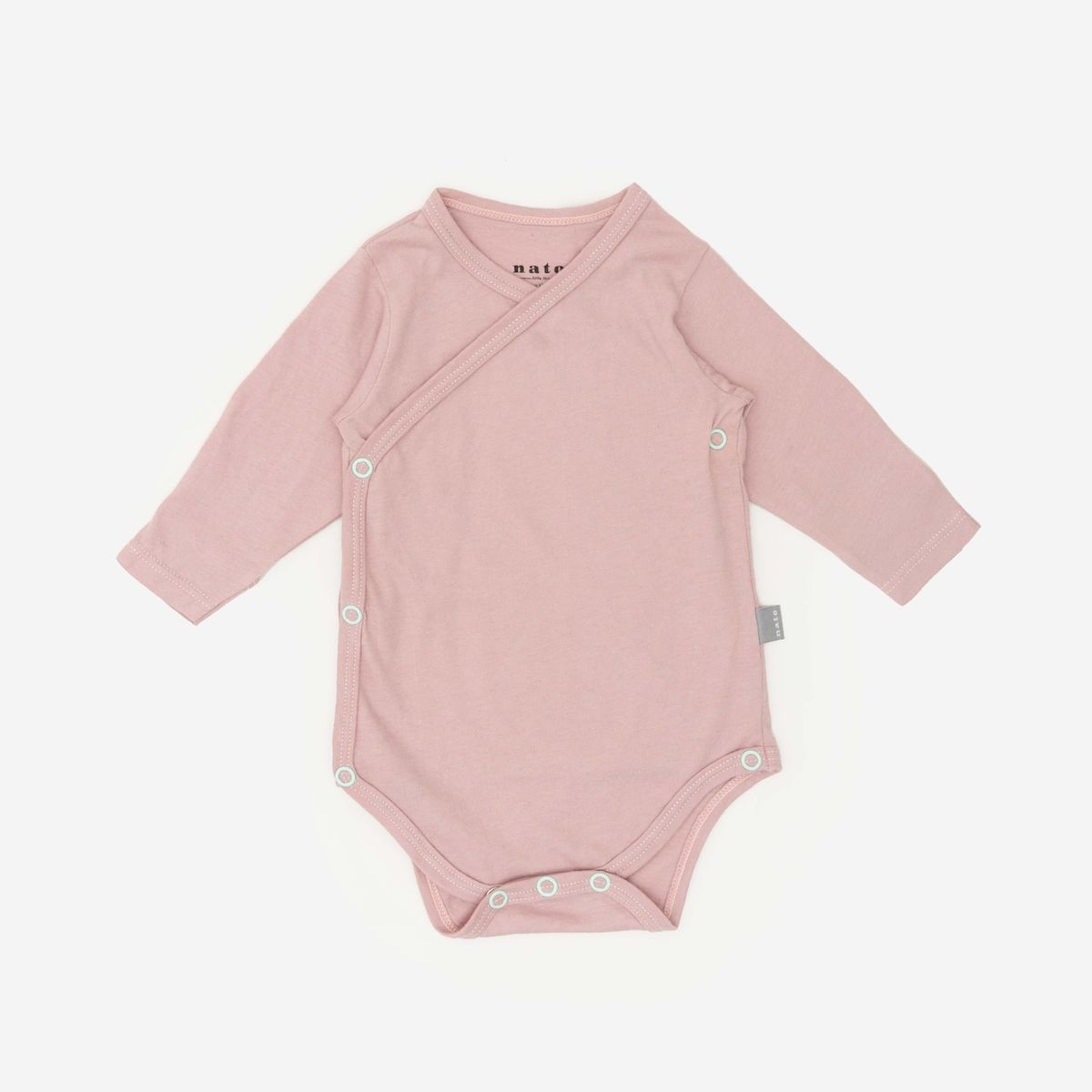 NATO - Body Kimono palo de rosa para bebé colección Unicolor marca Nato