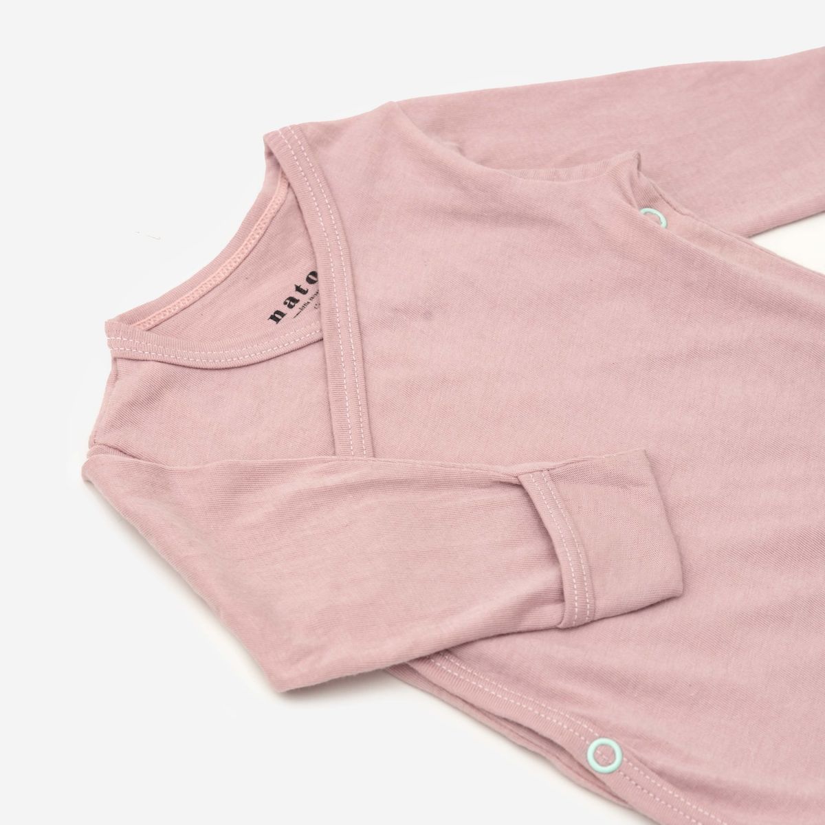 NATO - Body Kimono palo de rosa para bebé colección Unicolor marca Nato