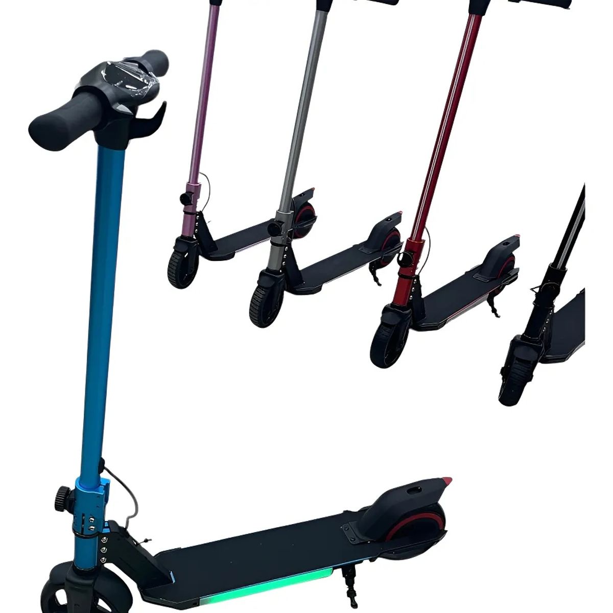 GENERICO - Patineta Scooter Con Luces Rgb Monopatin Electrica
