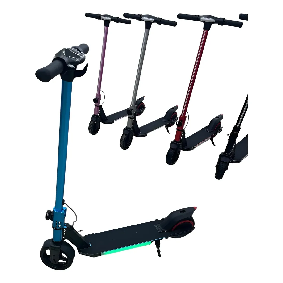 GENERICO - Patineta Scooter Con Luces Rgb Monopatin Electrica