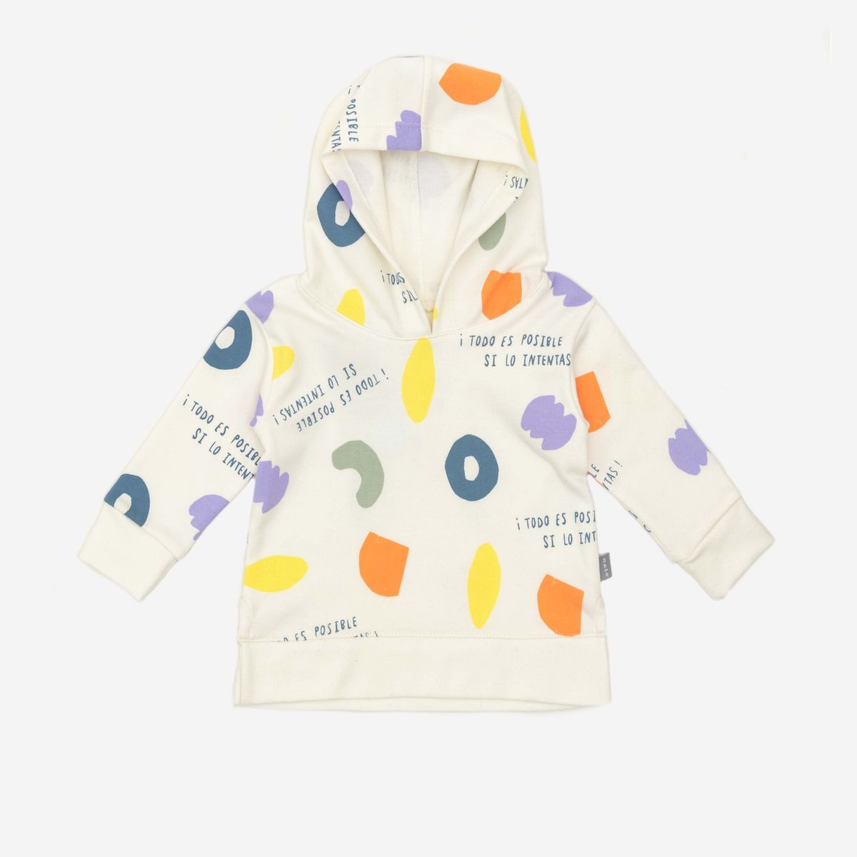 NATO - Hoodie para bebé con estampado en figuras y frases de la colección Magia de Ser marca Nato