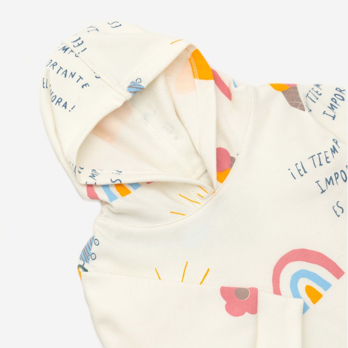 NATO - Hoodie para bebé con estampado en helados y frases de la colección Magia de Ser marca Nato