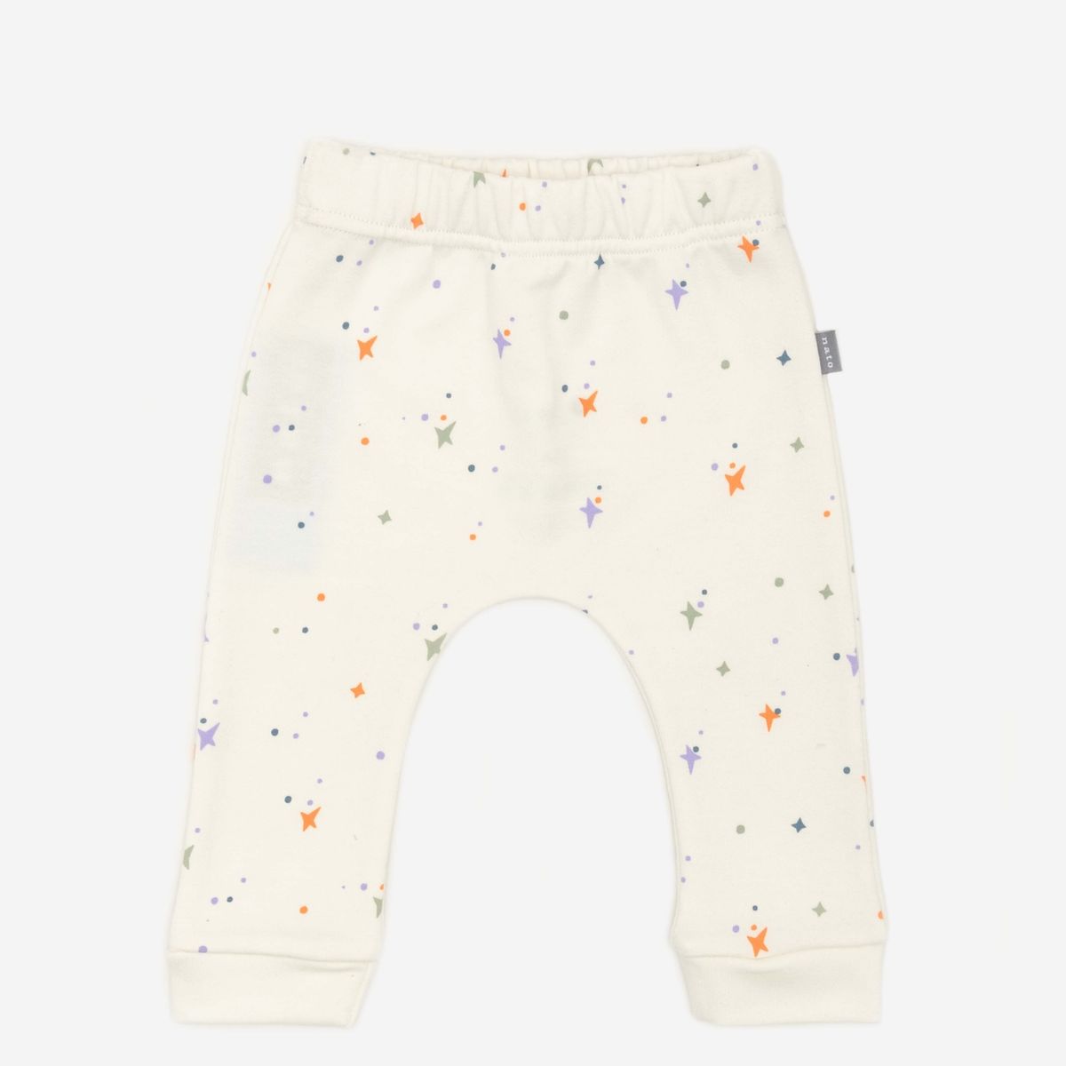 NATO - Pantalón para bebé color blanco con estampado en estrellas marca Nato