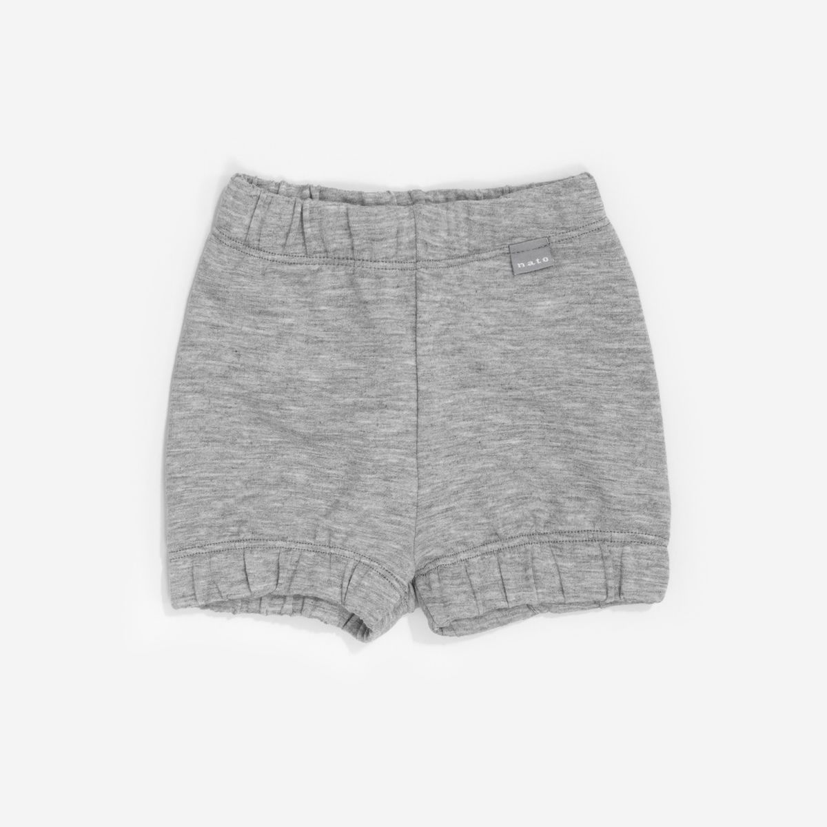 NATO - Short para bebé color gris jaspe de la colección unicolor marca Nato