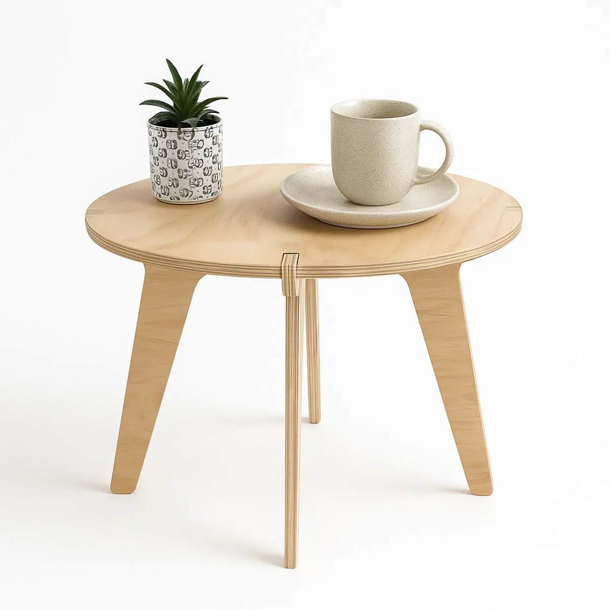 VETTA HOME - Mesa Auxiliar en Madera Plywood - Armado Rápido ARMMO