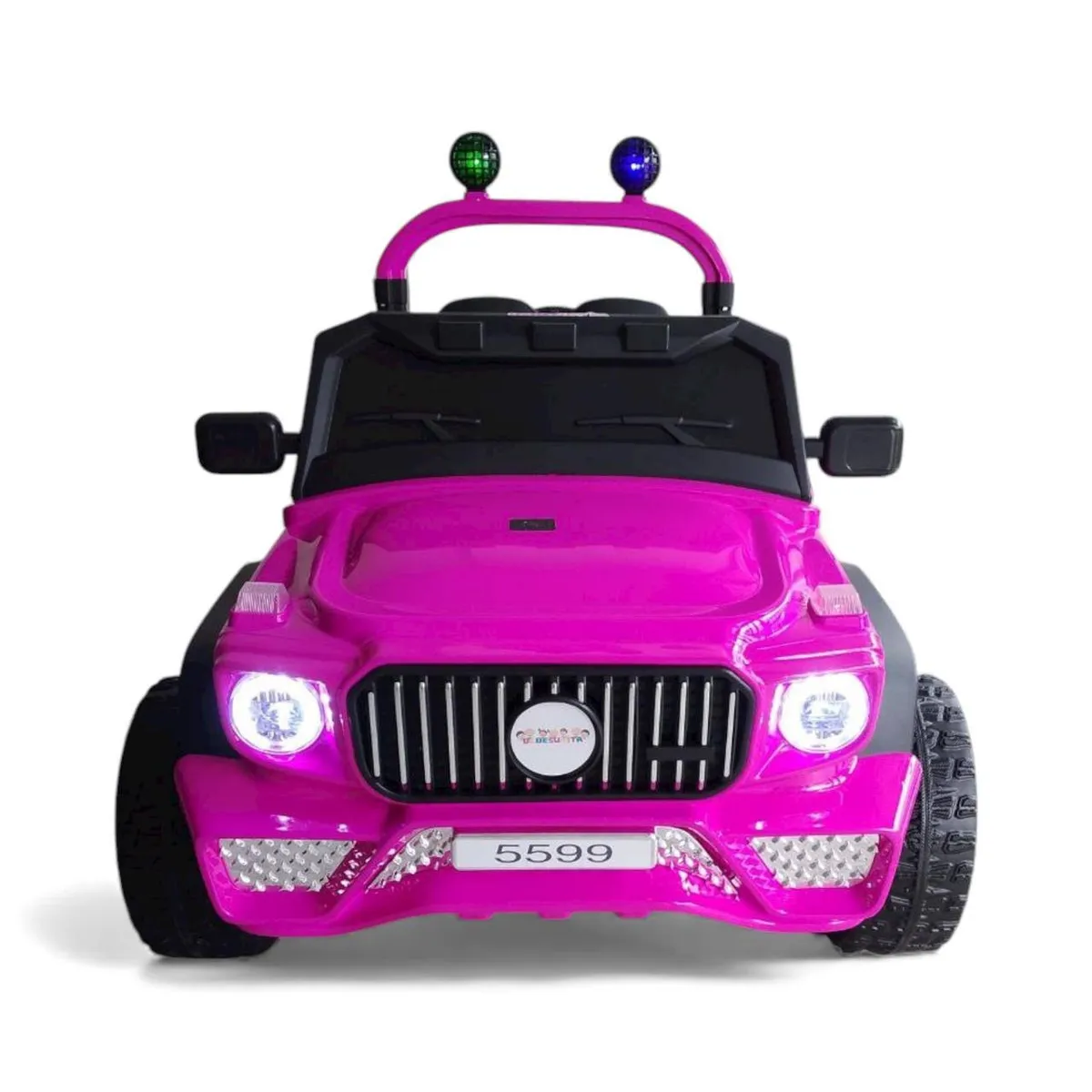 BRITOCHET - REF 5599 Carro Eléctrico Montable Recargable Niño NIña 4x4 Ll/Gomas 1 a 7 Años