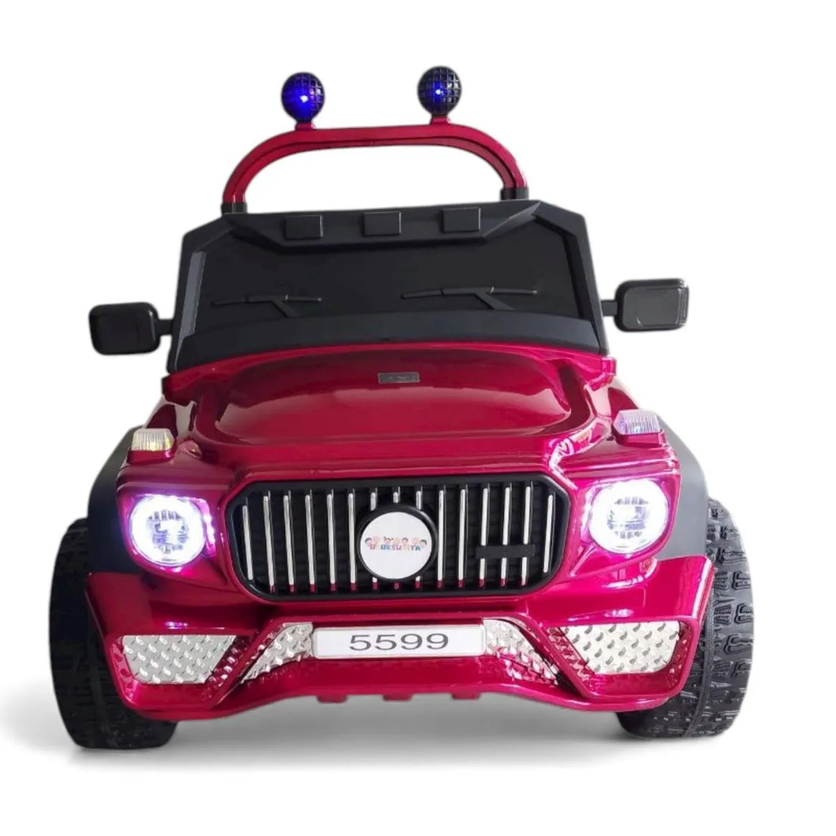 BRITOCHET - REF 5599 Carro Eléctrico Montable Recargable Niño NIña 4x4 Ll/Gomas 1 a 7 Años
