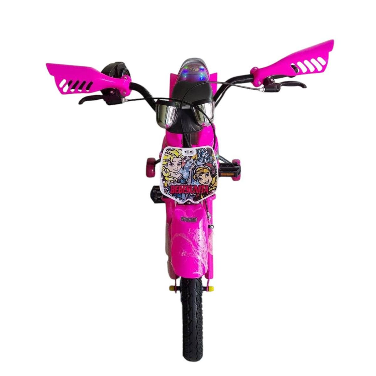 BRITOCHET - REF SM-16M  Bicicleta Bicimoto Rin 16 Niño Niña Sonido Real De Moto 4 a 9 Años