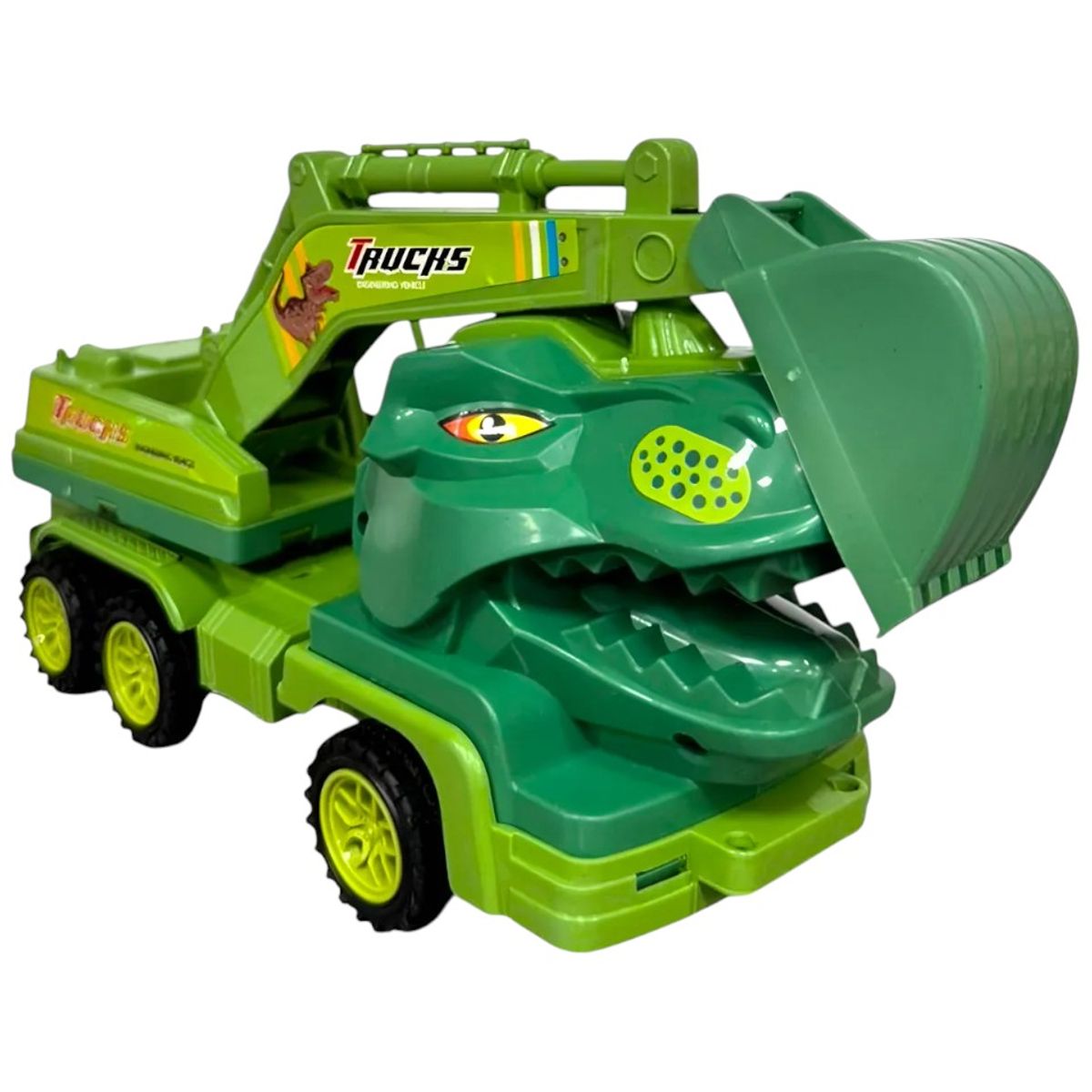 KIDSHOP - Carro Camión Retroexcavadora Construcción Juguete Niño Zk006-DINO