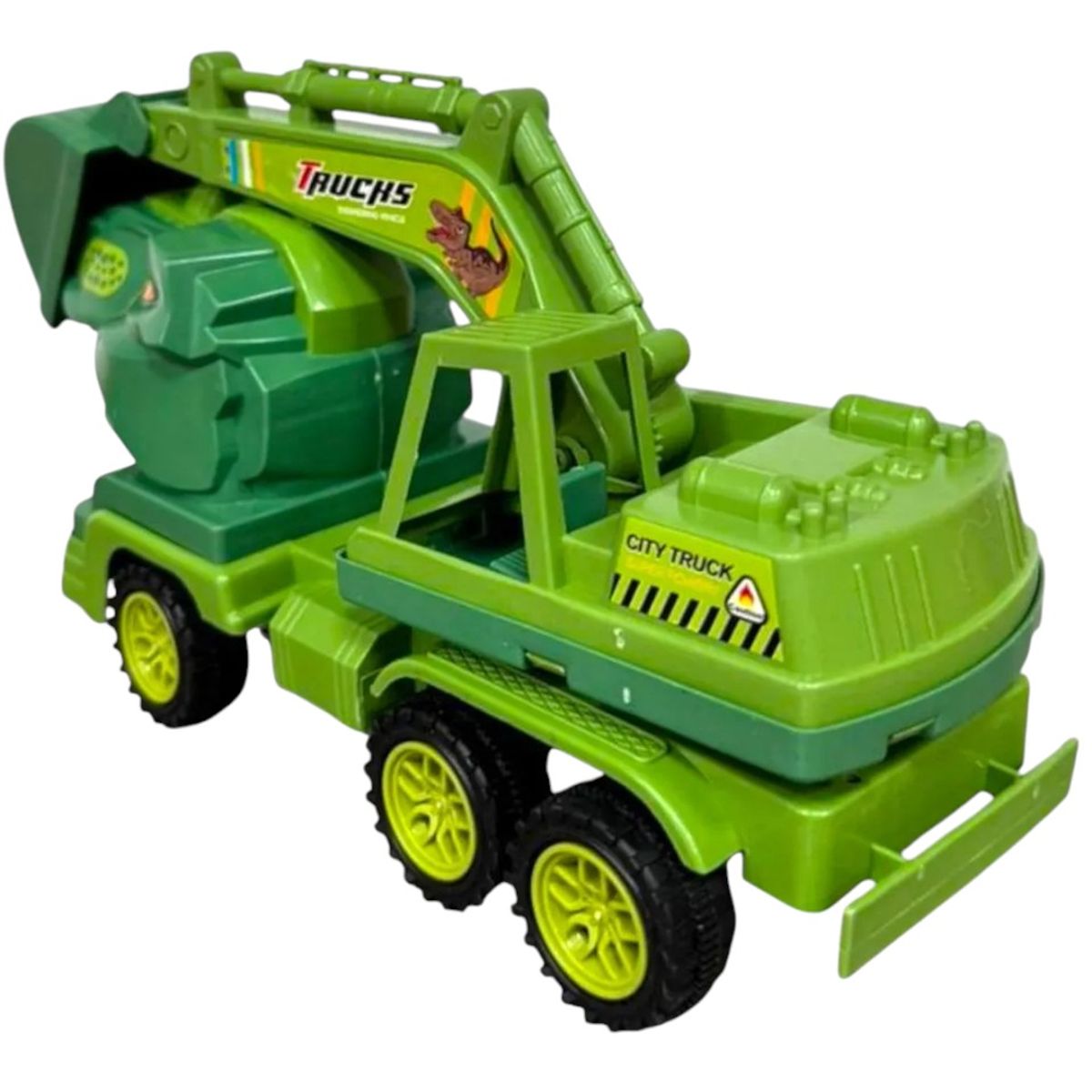 KIDSHOP - Carro Camión Retroexcavadora Construcción Juguete Niño Zk006-DINO