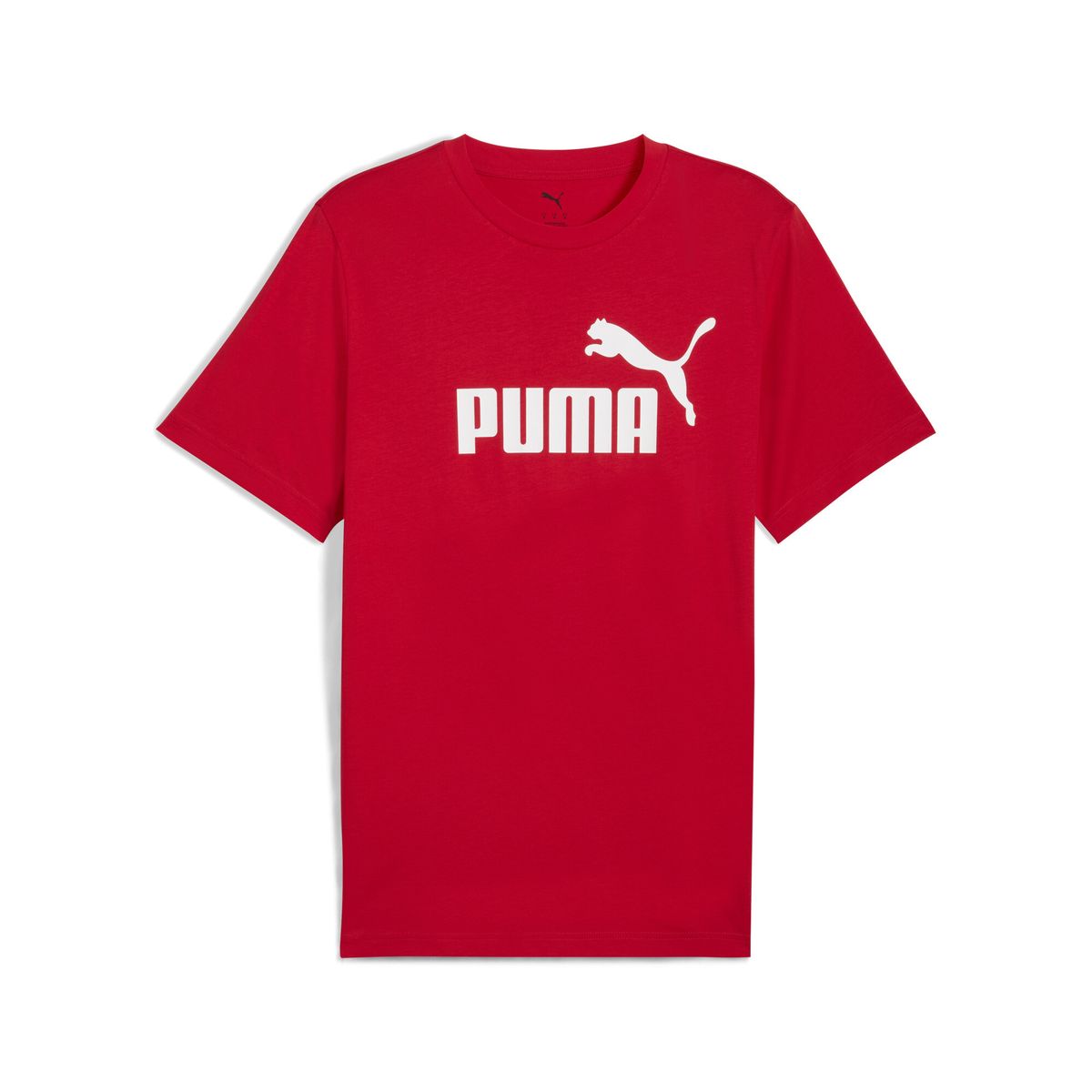 PUMA - Camisa Deportiva Marca Puma Ess No1 Logo Rojo Hombre