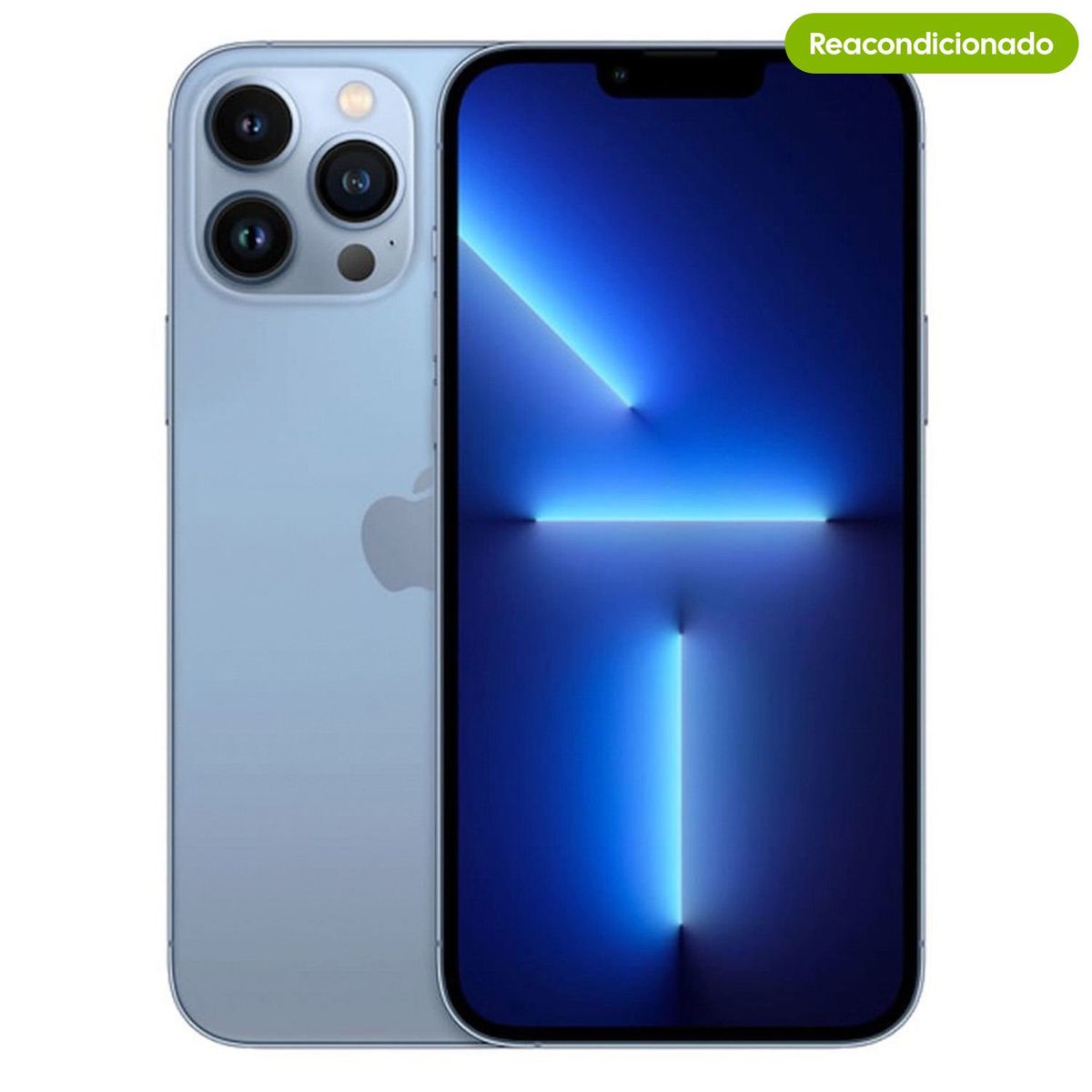 APPLE - Celular iPhone 13 Pro 512 GB 5G Azul Reacondicionado + Garantía extendida + Panel Solar