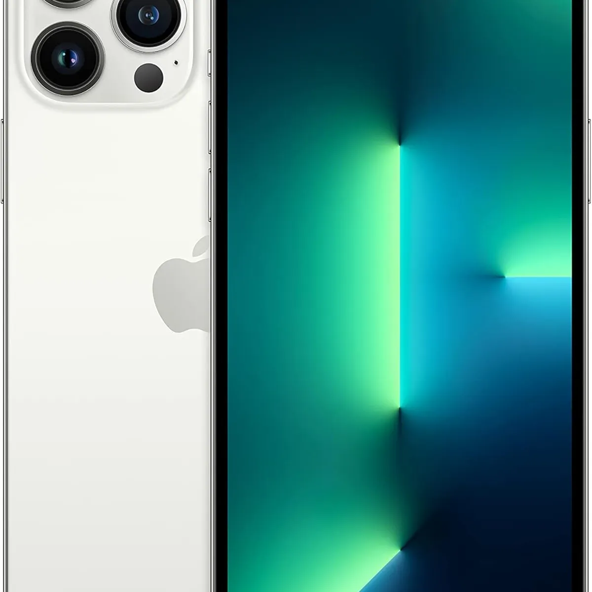 APPLE - Celular iPhone 13 Pro 128 GB 5G Plateado Reacondicionado + Garantía extendida + Panel Solar