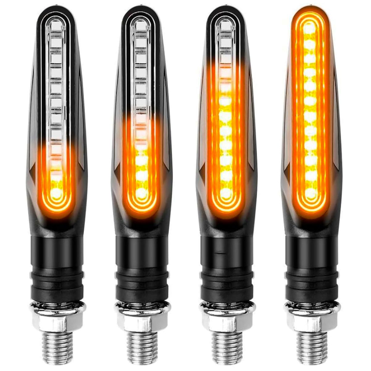 ONE PIXEL - Kit De Luces Direccionales LED Para Moto Impermeables IP65 X4 UND