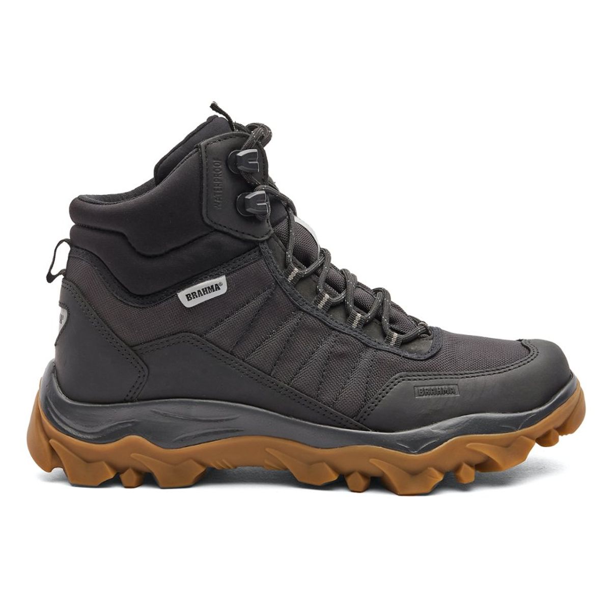 BRAHMA - Botas Trekking Hombre Brahma Rq3685 Negro