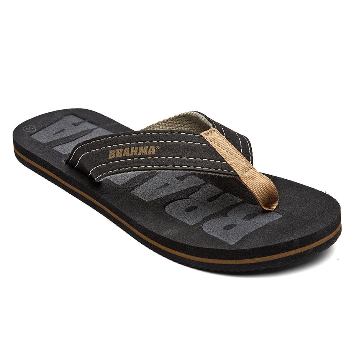 BRAHMA - Chanclas Sandalias Hombre Brahma RA2280 Negro Dorado