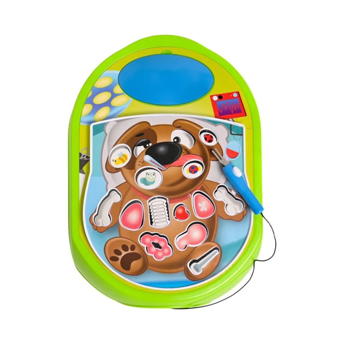 MONKEY BRANDS - Operación Perrito Veterinario con Pinza King Games