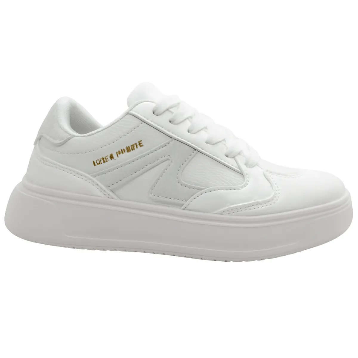 OCEAN PACIFIC - Tenis OP Doni Classic para Mujer color Blanco y Beige