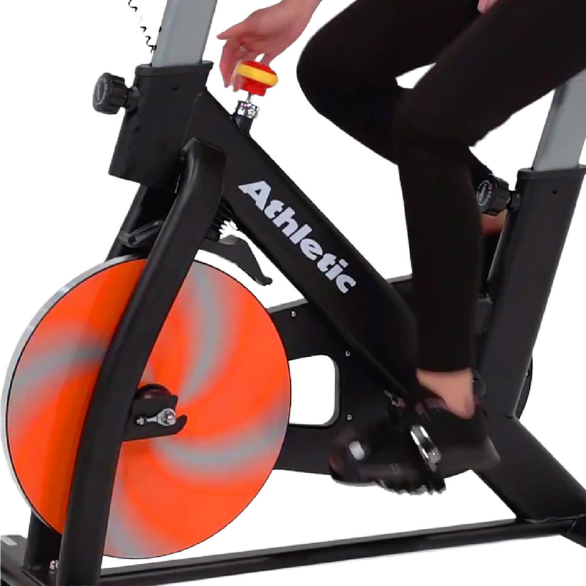 ATHLETIC - Combo Power Fit Pedalea y Fortalece Bicicleta Spining 550BS + Kit de mancuernas 14Kg ATHDS33